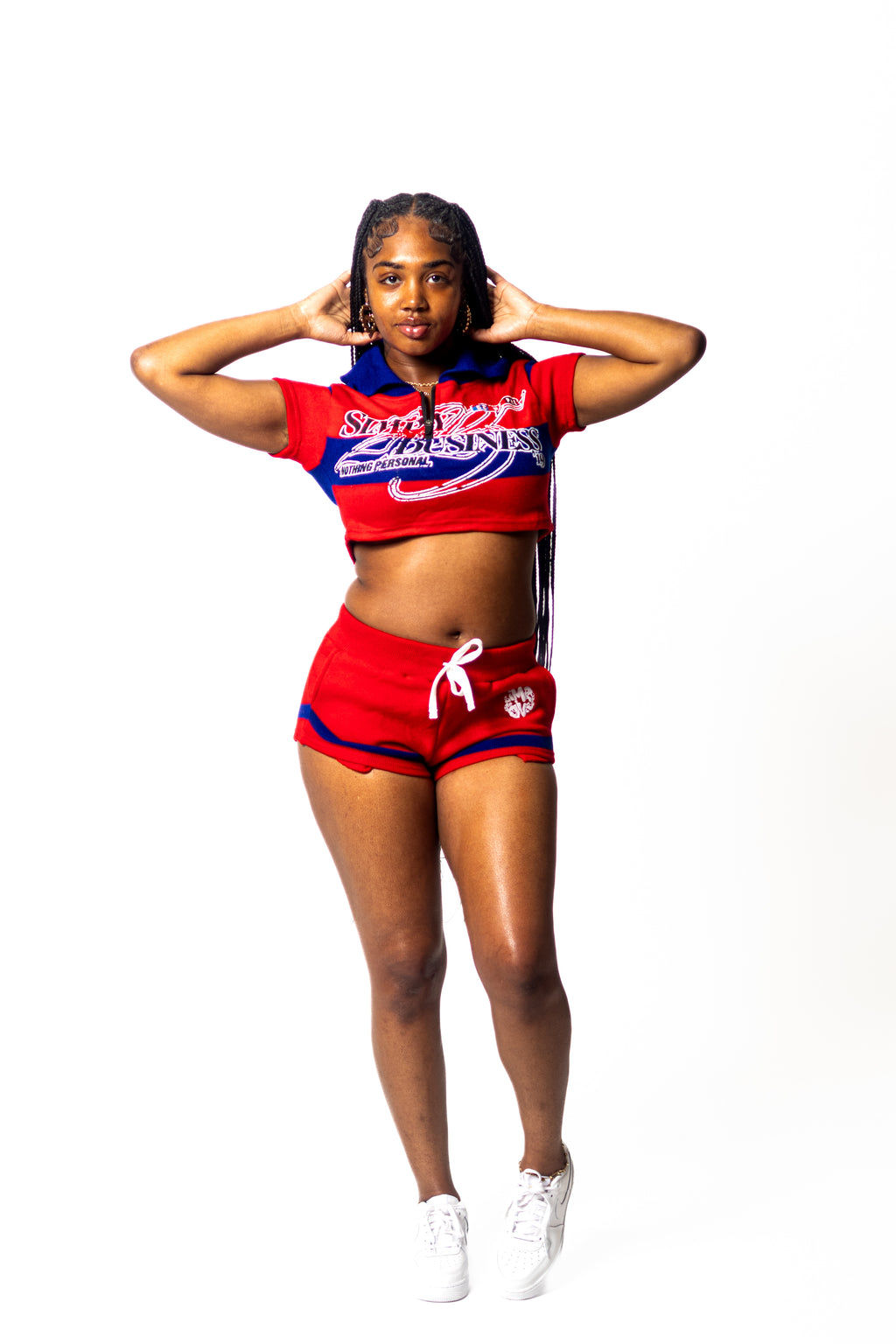 “Racer” Crop Top