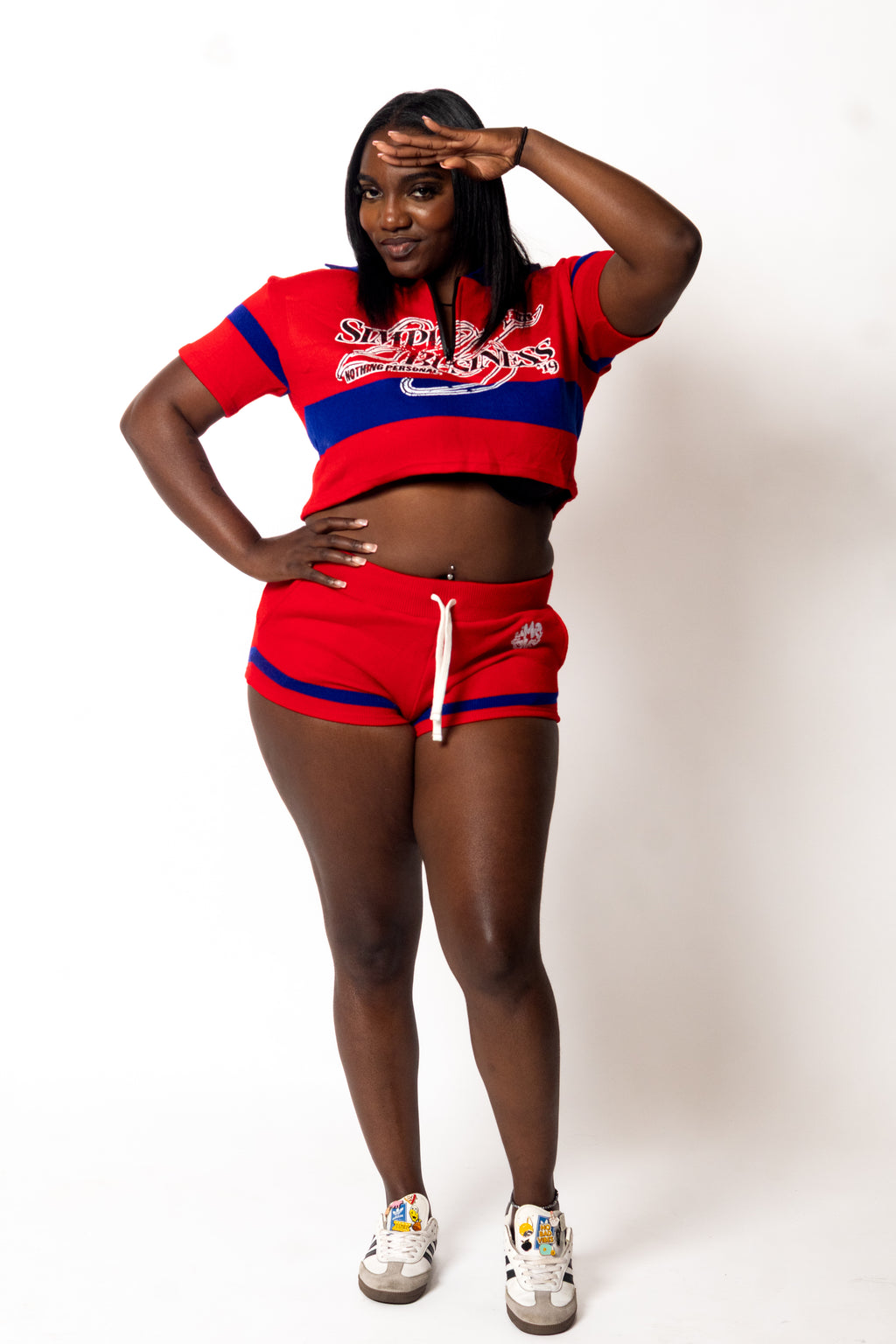 “Racer” Crop Top